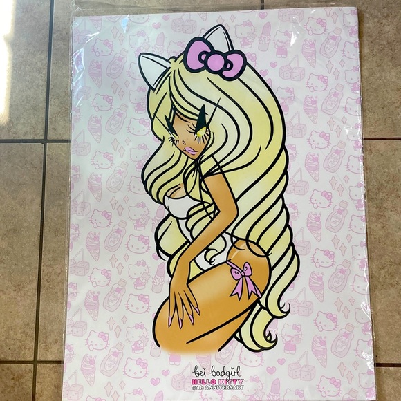 Hello Kitty 40th Anniversary Limited Edition Print by Bei Badgirl - Picture 2 of 7